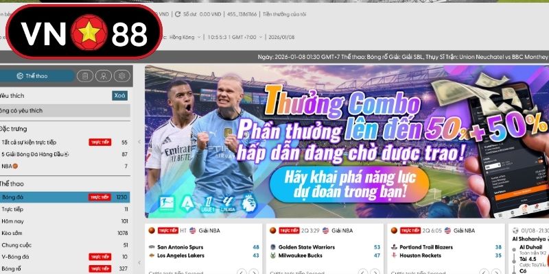 Các loại kèo thể thao VN88 thường thấy